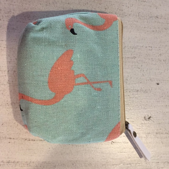 Handbags - Flamingo small zipper pouch